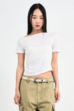Moen Unbalanced Shirring T-shirt