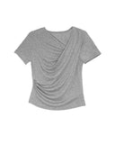 CURVED DRAPE TOP