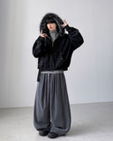 Piercing Raccoon Hood Zip-Up