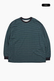 Stone stripe long sleeve tee
