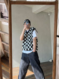 Bt Checker Knit Vest