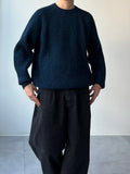 Wool Two-Tone Round Knit