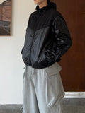 Glossy Color Matching Windbreaker