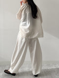 Roll-up Tencel Loose Fit Shirt