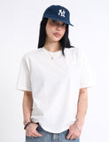 Regular fit cropped short-sleeve T-shirt