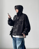 Bell Stitch Work Hood Jacket