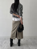 Basic Pencil Long Skirt