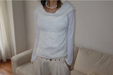 Matte Paper Pearl Necklace