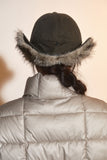 VINTAGE WASHED FUR TRAPPER BALL CAP