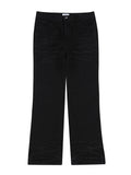 EMBOSSED BOOTCUT RIVET DENIM