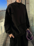Mono Brushed Half Turtleneck Sweatshirt