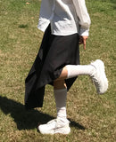 WRAP FLARE SKIRT