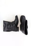 Shirring Fit Middle Boots