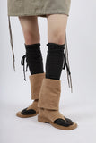 Balance string knee socks