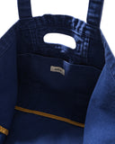 Washed Embroidered Tote Bag