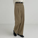 Lip Pocket High Waist Long Slacks