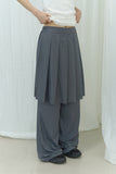 (002) Myaku Pleats Skirt Pants