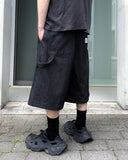 Stripe Carpenter Bermuda Pants