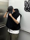 Sweat hooded vest