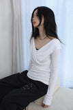 Eve Twisted Off Shoulder Tee