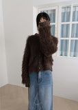 LEAF DENIM LONG SK