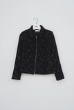 (W) Flower Jacquard Soft Jacket