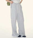 Eronis striped banding pants