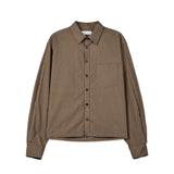 Shell Cropped Checked Shirt