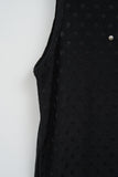 (W) Dot Black Sleeveless