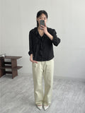 Tinkerbell Ruffle V-Neck Blouse