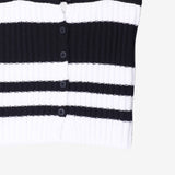 Moire Stripe Punching Sleeveless