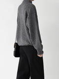 Roden half-zip-up string knit