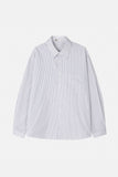Pint stripe over fit shirt