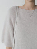 Mary Whole Garment Boatneck Knit
