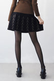 Ethel pattern knit skirt