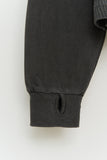Gell Pigment Waffled Hooded Top