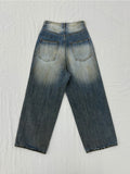 Mud wide denim pants