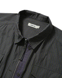 Check Zip-Up Half Shirt