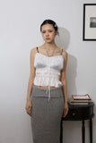 High Roll Up Long Skirt