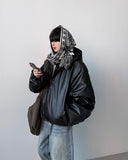 Exit Leather Hood Jumper