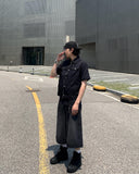 Nylon double pocket short sleeve shirt