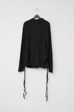 (W) Social Knitted Hoodie