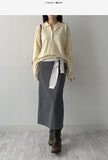 Tiber Collar Overfit Knit