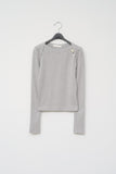 (W) Boat Shape Button Top