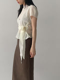 Cutting Yoru Wrap Blouse