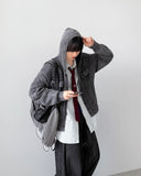 Lutz Pigment Hood Cardigan