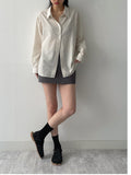 Chaplin Stripe Loose Fit Shirt