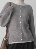 Posul Whole Garment Daily Cardigan