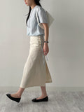 String See-through Short Sleeve Crop Blouse