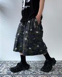 Flower Camo Cargo Bermuda Pants